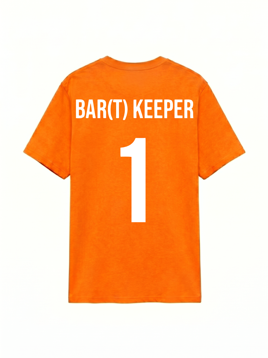 (Bar)tkeeper 1 | Unisex Oranje T-Shirt