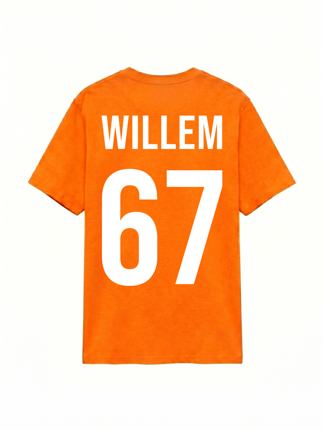 Willem 67 | Unisex Oranje T-Shirt