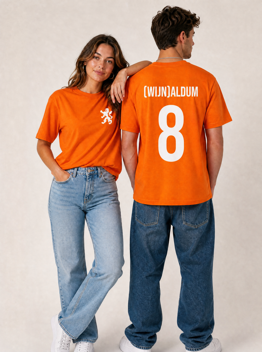 (Wijn)aldum 8 | Unisex Oranje T-Shirt