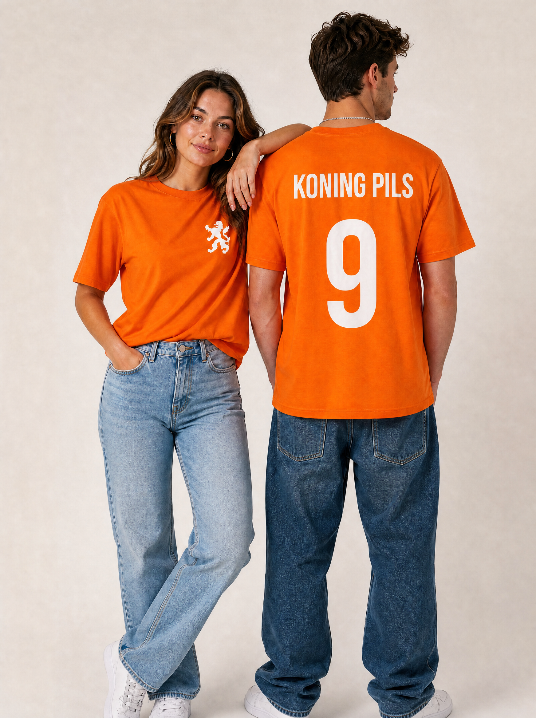Koning Pils 9 | Unisex Oranje T-Shirt