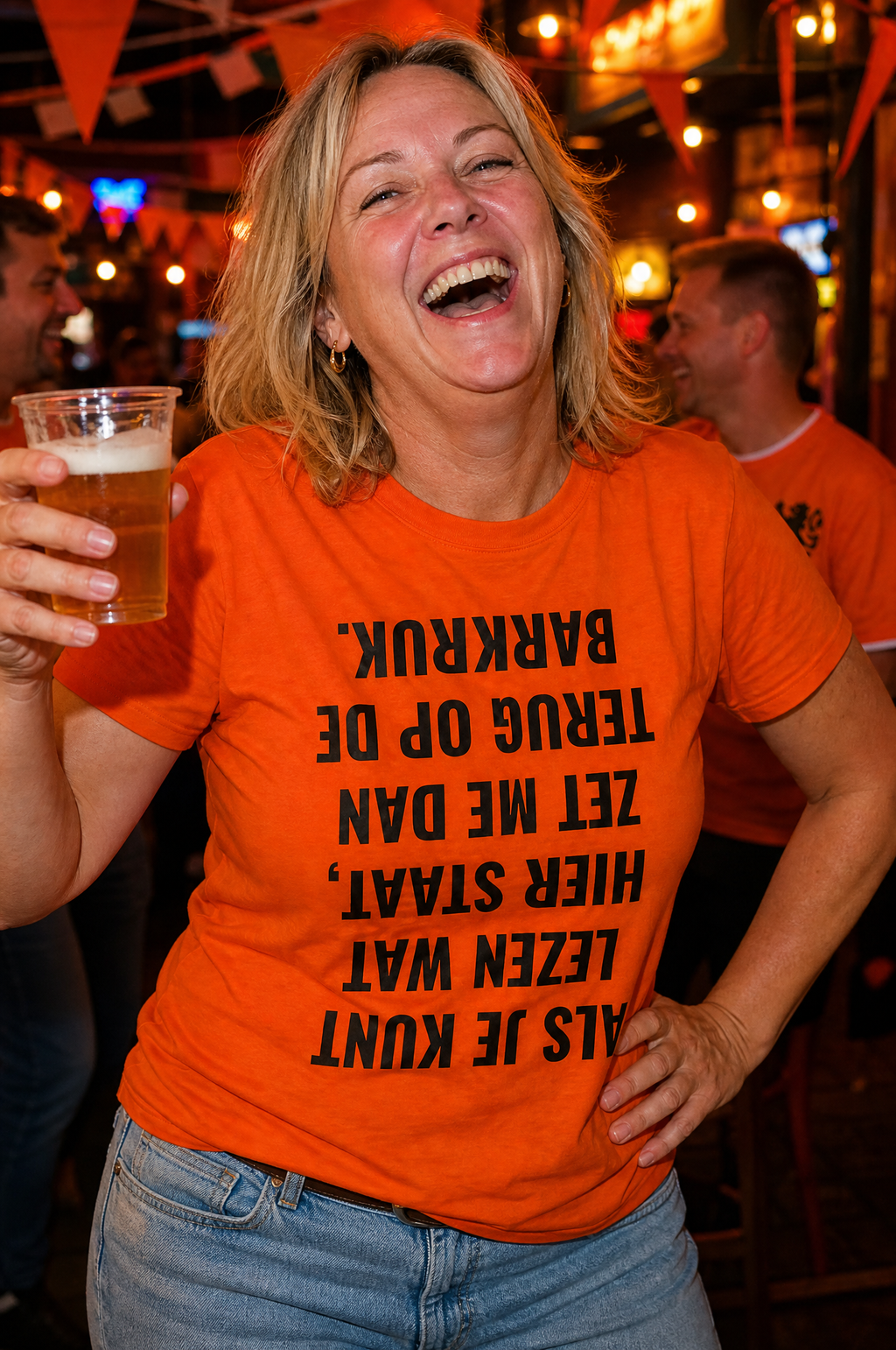 Barkruk | Oranje WK T-Shirt Unisex