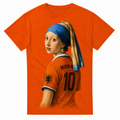Meisje Met De Parel | Oranje WK T-Shirt Unisex