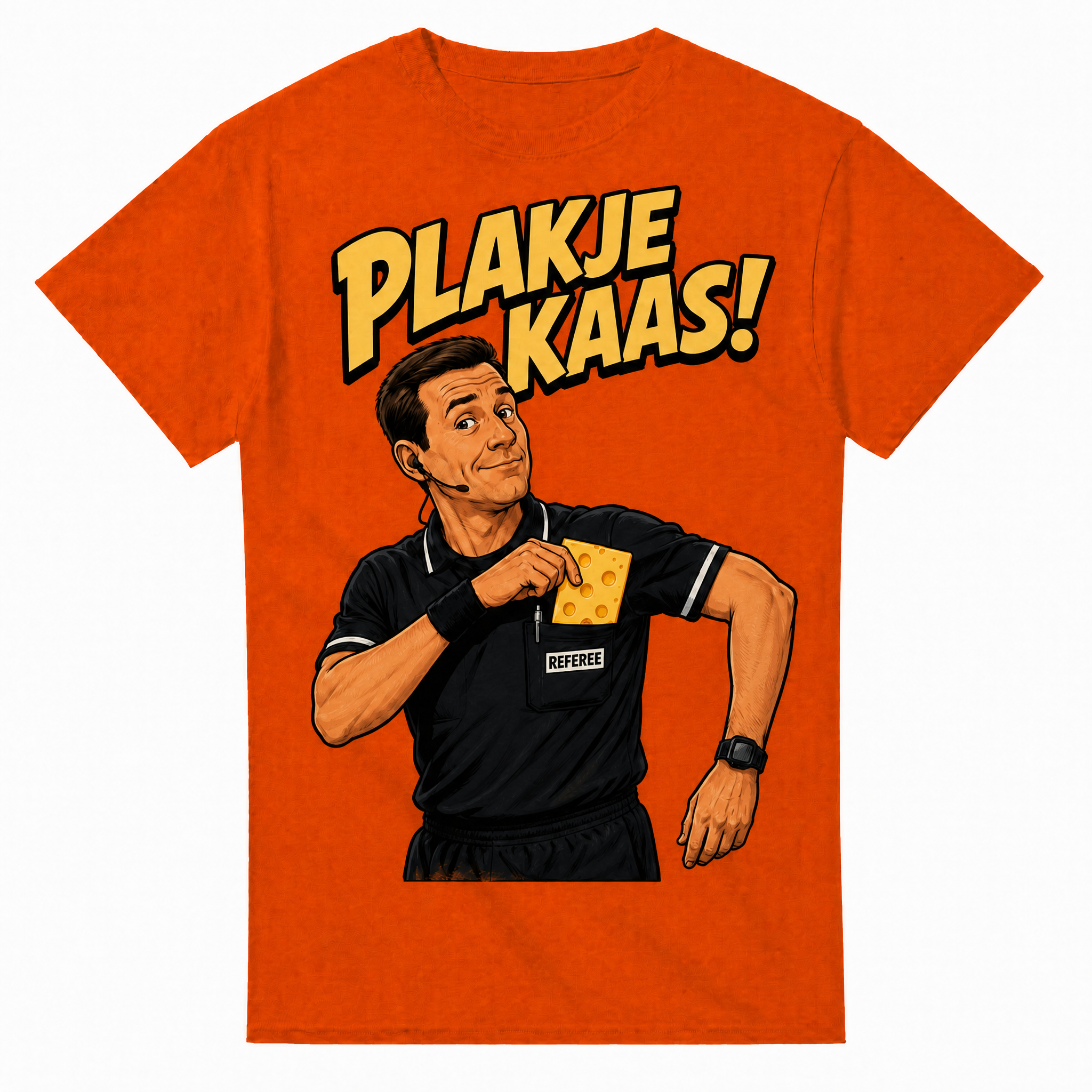 Plakje Kaas | Oranje WK T-Shirt Unisex